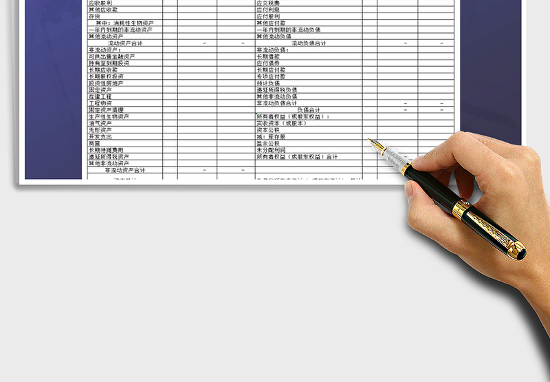 2025年资产负债表