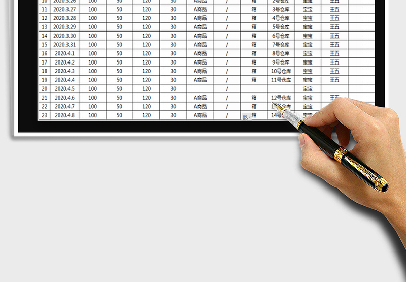 进销存-库存表（自动）