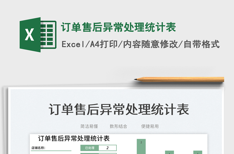 2025订单售后异常处理统计表