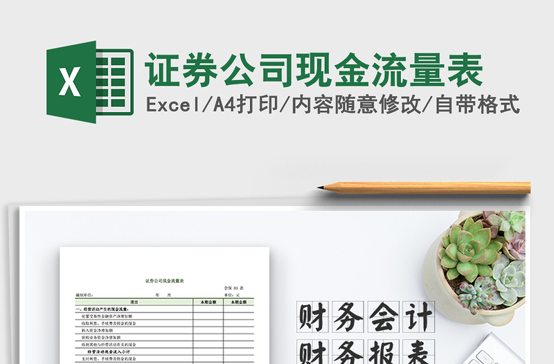 2025年证券公司现金流量表