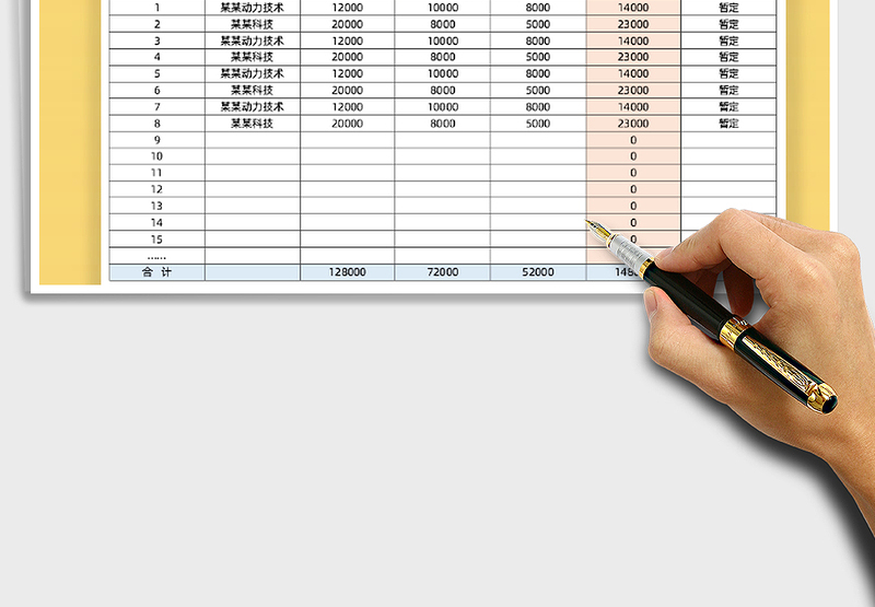 2025年应收账款月报表