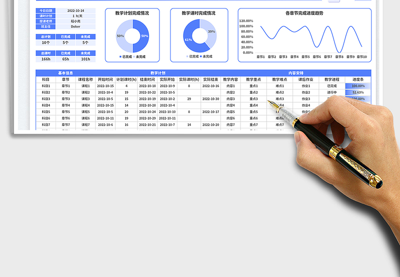 2025普通教学计划表免费下载