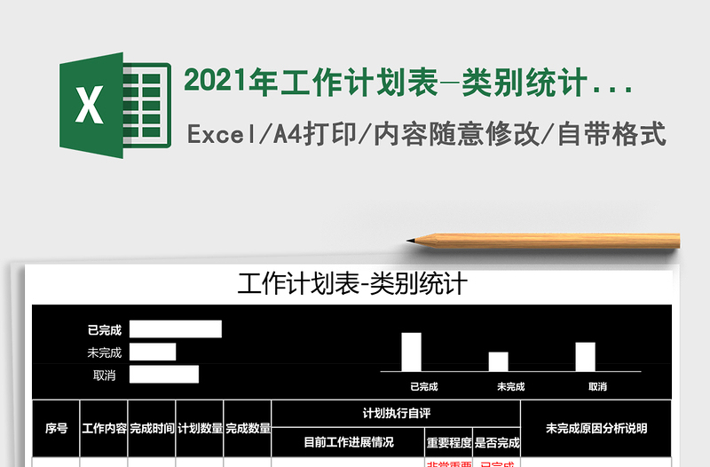 2025年工作计划表-类别统计