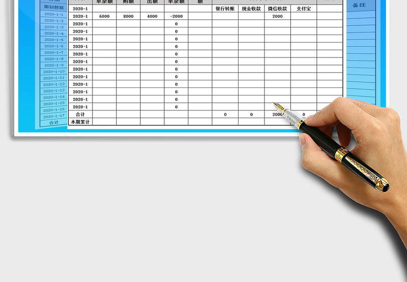 2025年销售月报表