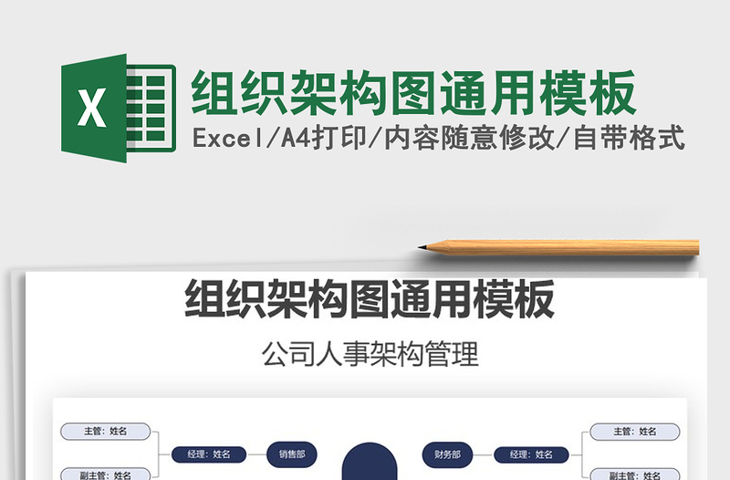 2025年组织架构图通用模板