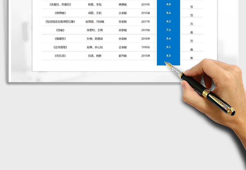 2025通用表格样式免费下载