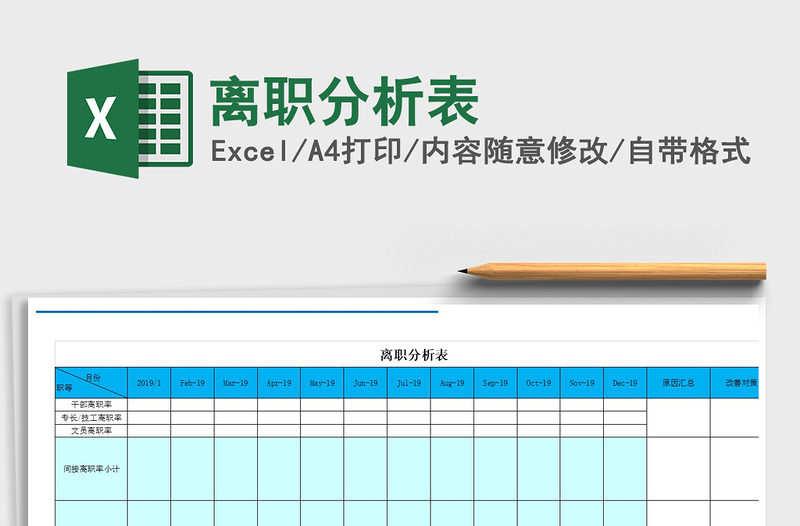 2025年离职分析表