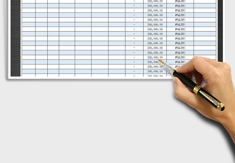 2025年日支出记账明细表-自动计算