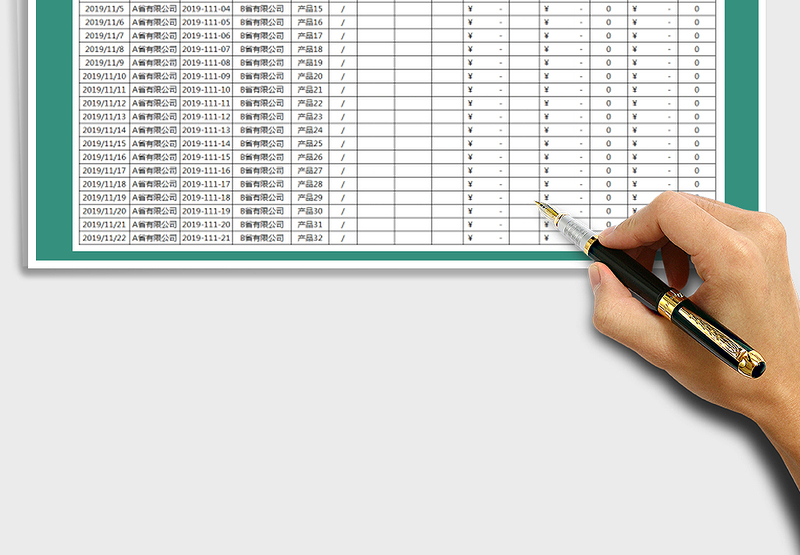 2025年产品销售明细表（自动计算）