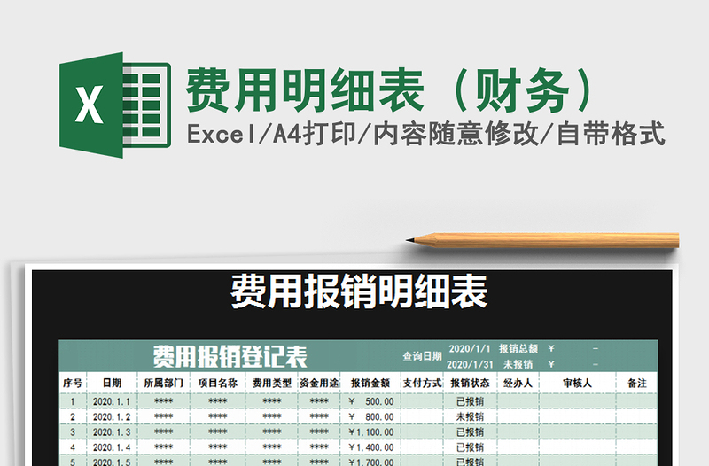 2025年费用明细表（财务）