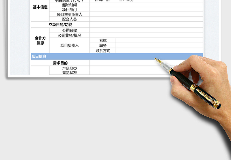 2025产品研发立项书免费下载