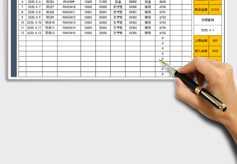 2025年财务报表-收入支出表