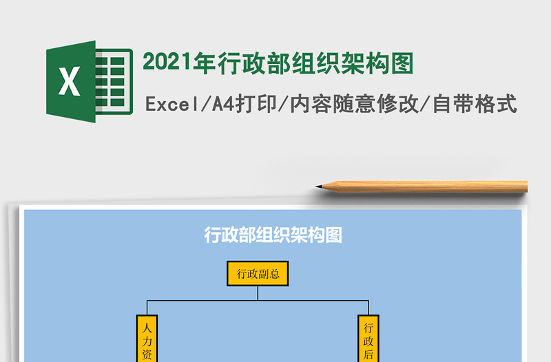 2025年行政部组织架构图