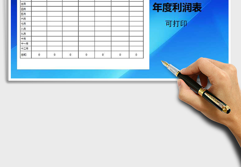 2025年企业年度利润表