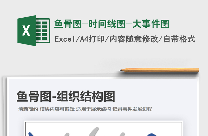 2025年鱼骨图-时间线图-大事件图