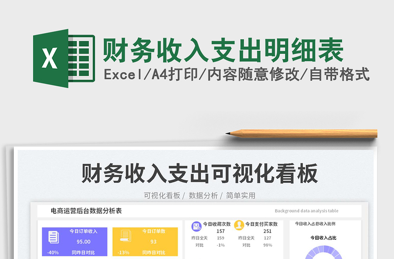 2025财务收入支出明细表