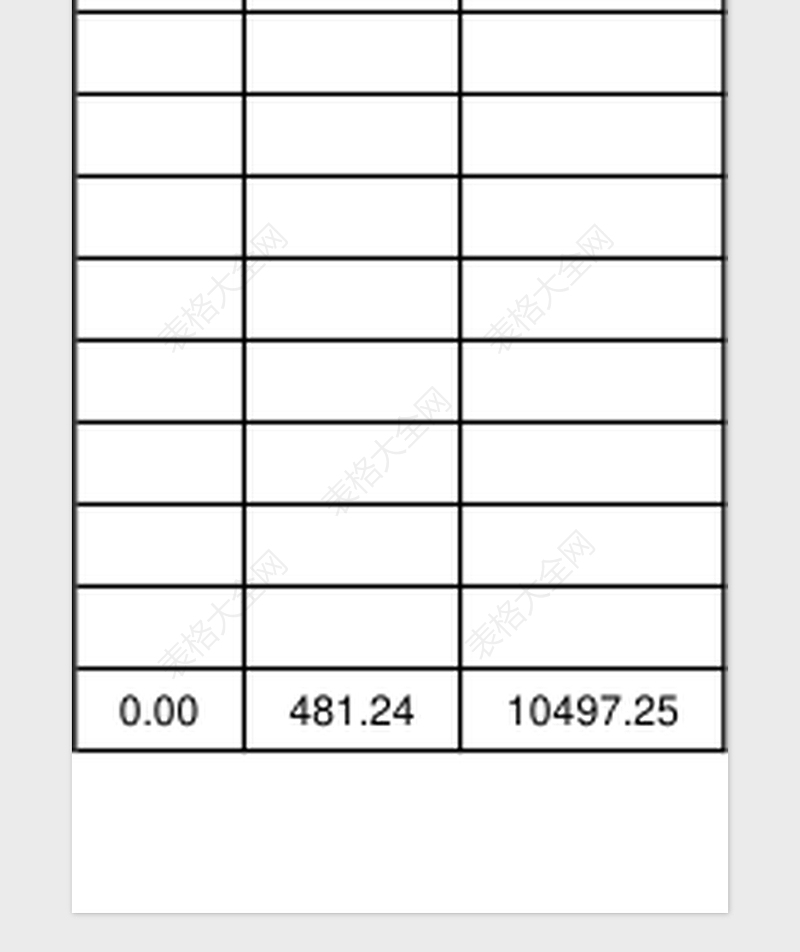 2025年员工工资表（明细表+汇总表）