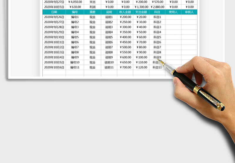 2025年收入支出明细表