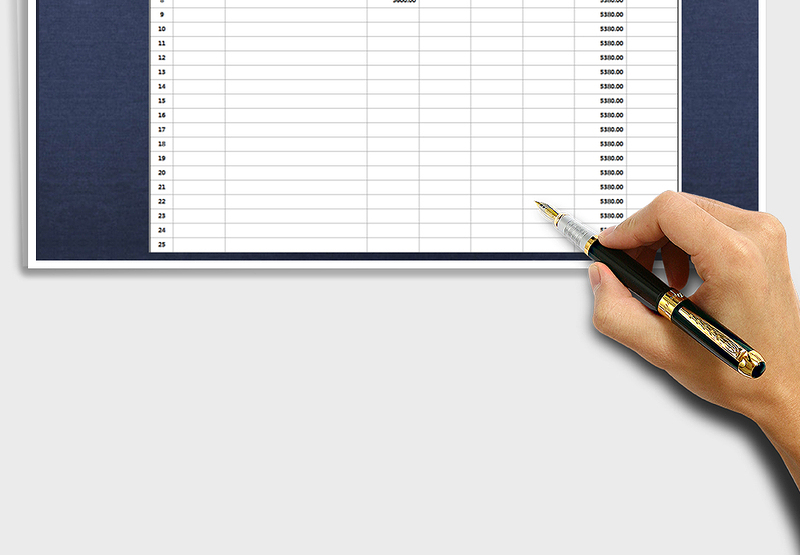 2025年财务记账表