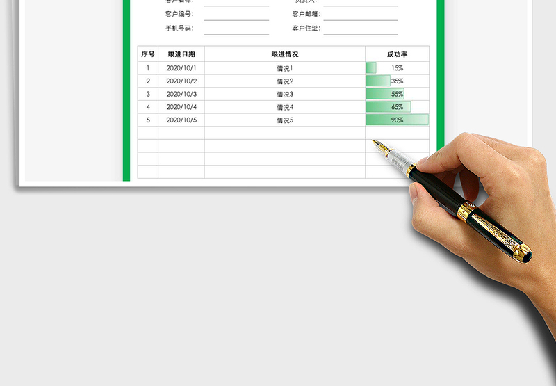 2025年客户跟进记录表