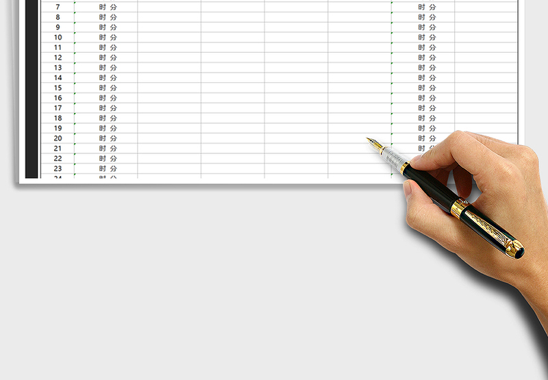 2025年考勤表(个人统计版）免费下载