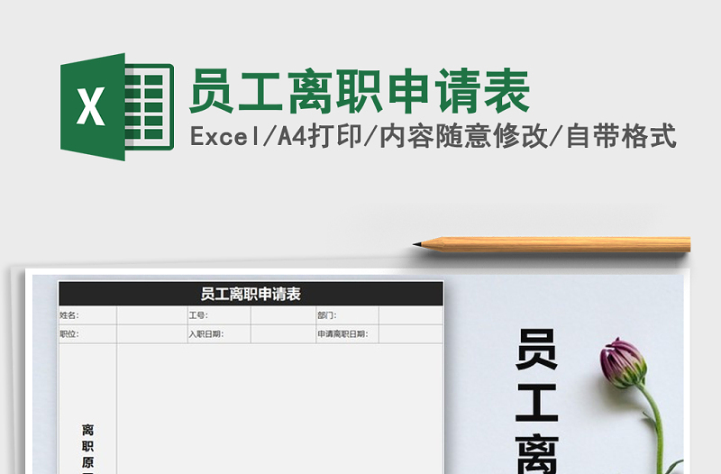 2025年员工离职申请表