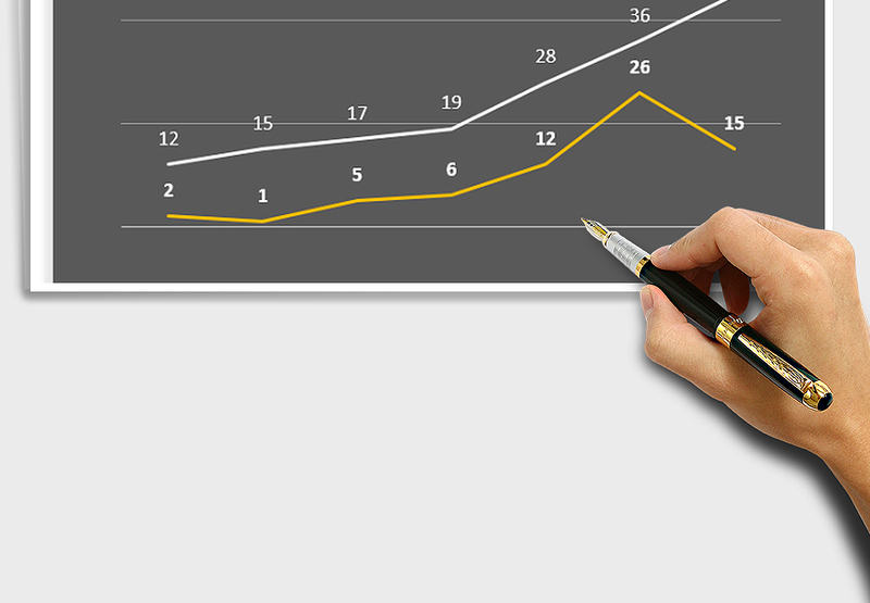 2025年-折线-房地产楼盘项目本周每日来访成交对比图-黑