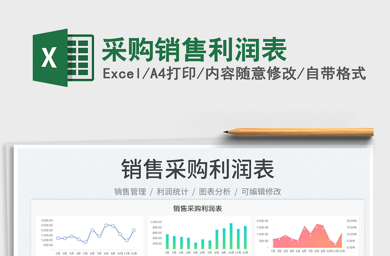 2025采购销售利润表免费下载