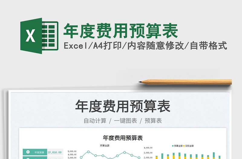 2025年度费用预算表免费下载