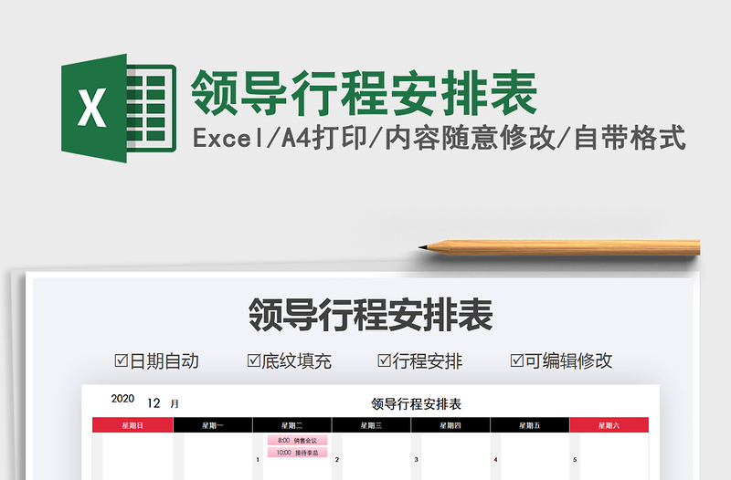 2025年领导行程安排表