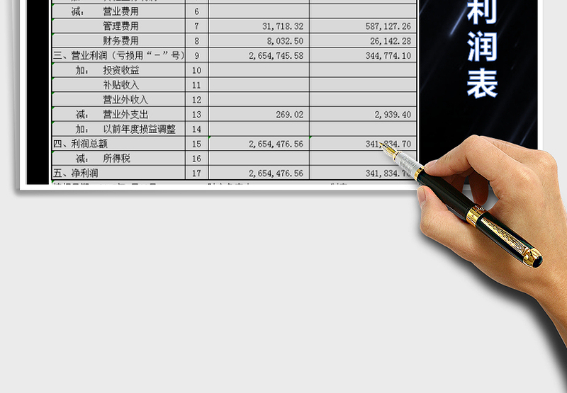 2025年小企业-损益表