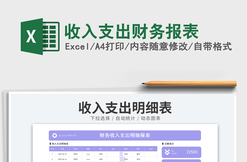 2025收入支出财务报表免费下载