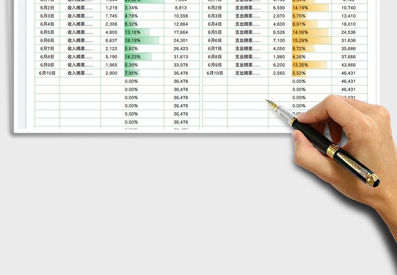 2025收支明细流水账免费下载