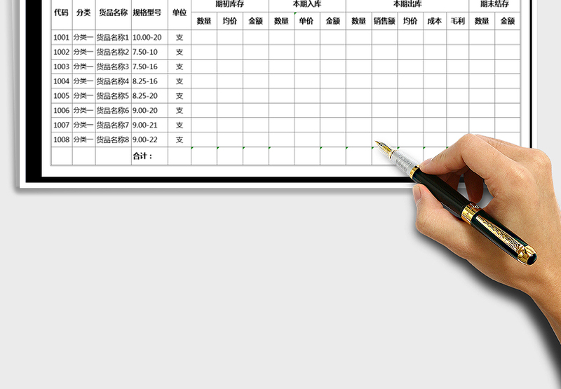 2025年库存盘点表