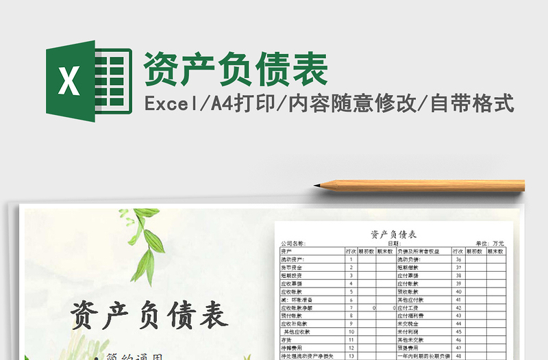 2025年资产负债表