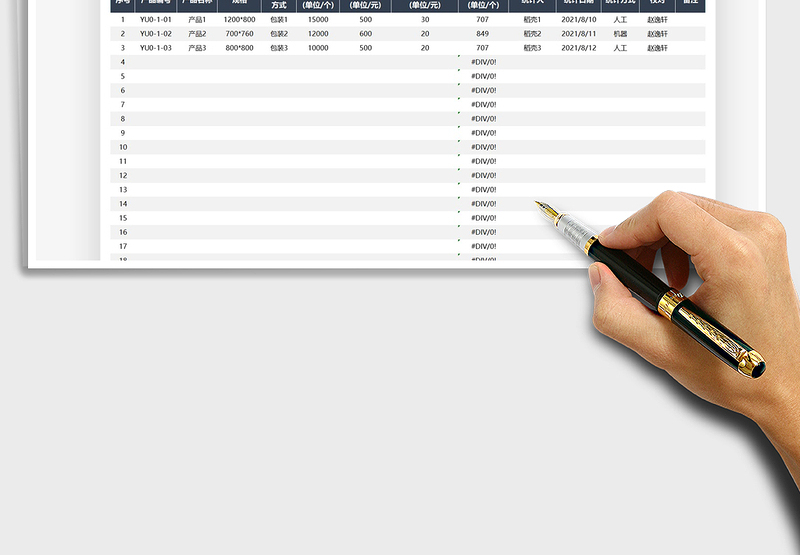 2025经济订货批量统计表免费下载