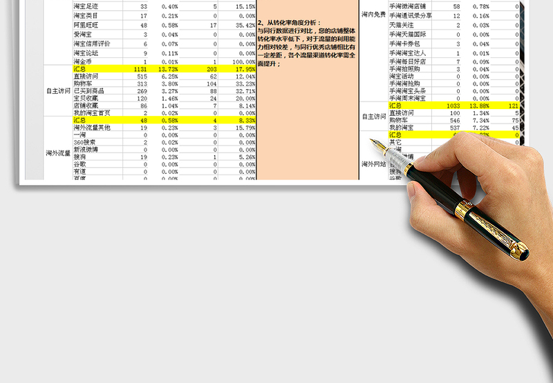 2025年2017旗舰店搜索流量执行表-案例精品
