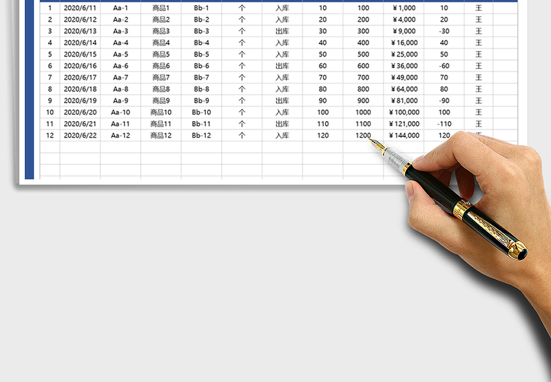 2025年出入库明细表-可查询