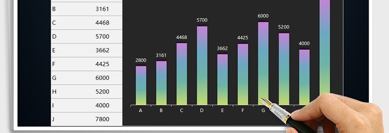 2025年柱形图通用模板免费下载