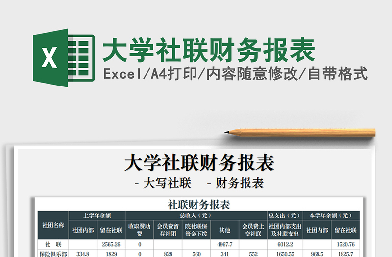 2025年大学社联财务报表