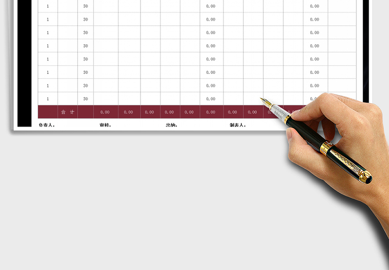 2025年员工工资表（自动计算）