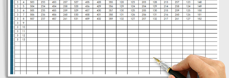 2025年财务报表-现金收支日记账表