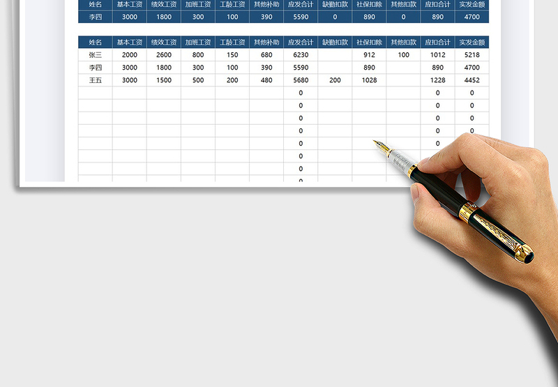 2025年工资表-可查询明细