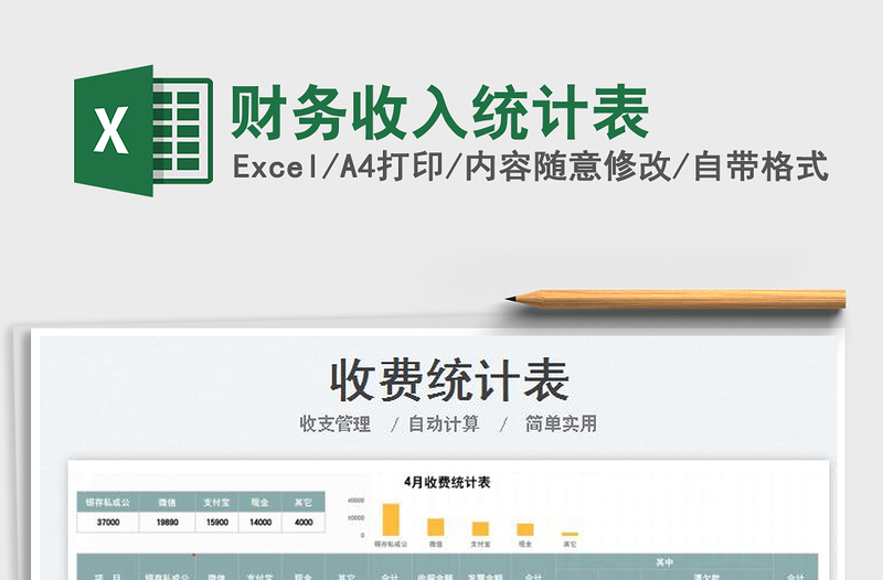 2025财务收入统计表免费下载