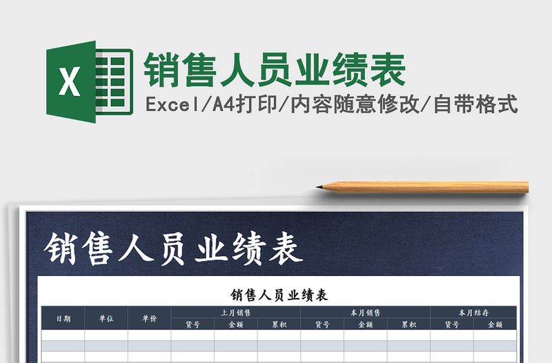 2025年销售人员业绩表