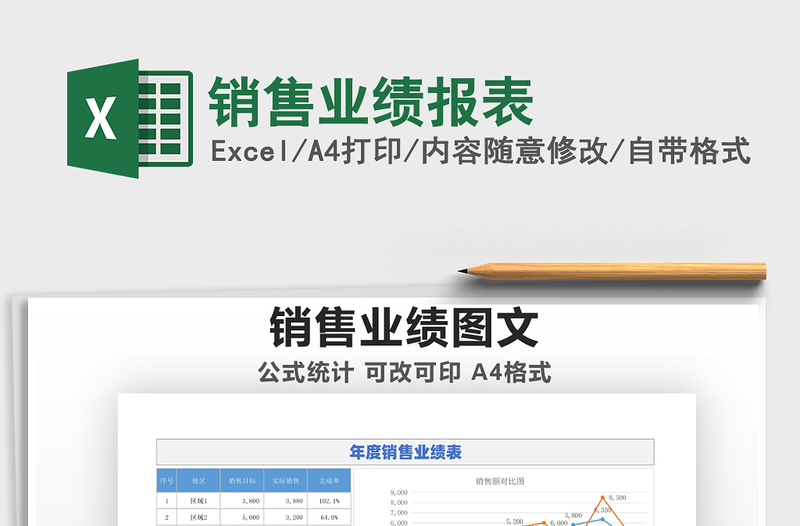 2025销售业绩报表免费下载