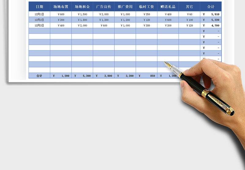 2025年公司促销费用统计表