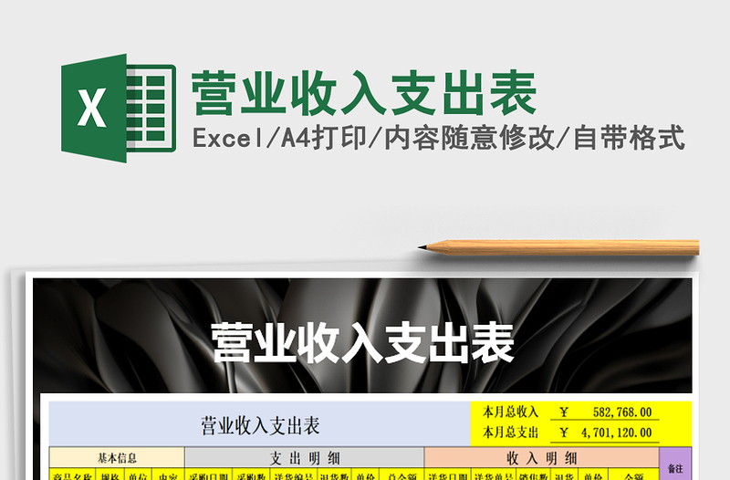 2025年营业收入支出表