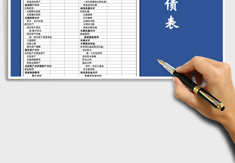 2025年资产负债表
