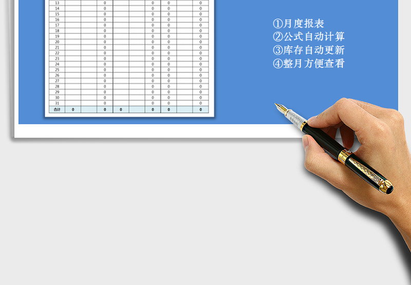 2025年月度产品出入库报表